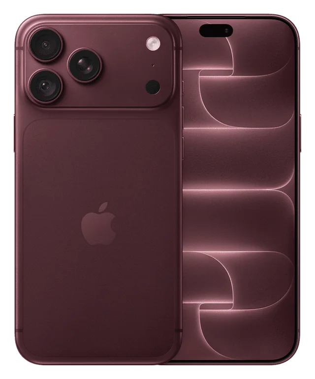 iPhone 18 Pro Max в цвете Burgundy, спереди и сзади